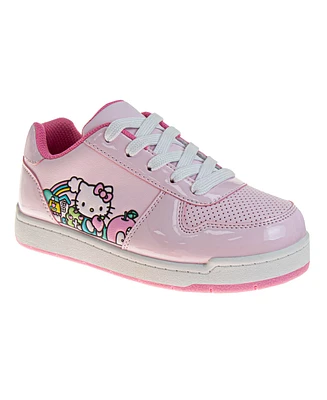 Hello Kitty Little and Big Girls Lace Up Sneakers