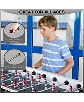 Inolait 58" Foosball Table, Competition Sized Soccer Table Game, Heavy Duty Arcade Game Table