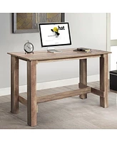 Gouun Multifunctional Counter Height Dining Table for Dining Room and Kitchen