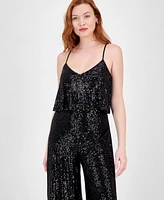 Rachel Roy Women's Veronica Sequined Jumpsuit