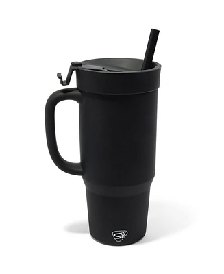 Silipint Humbler w/ Lid & Straw: 32oz - Classic Black