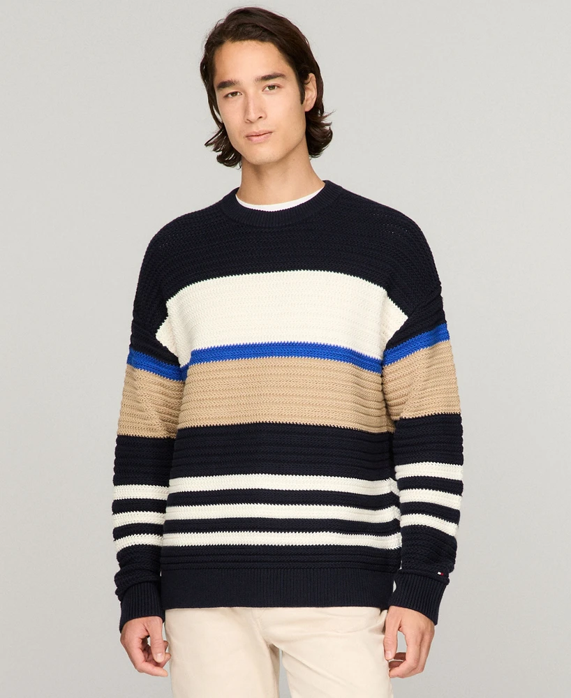 Tommy Hilfiger Men's Colorblocked Stripe Sweater