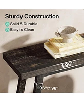 Tribesigns Farmhouse Console Entryway Table: 70.9 Inches Extra Long Console Table for Entryway, 2-Tier Narrow Wood Foyer Sofa Couch Table for Hallway,