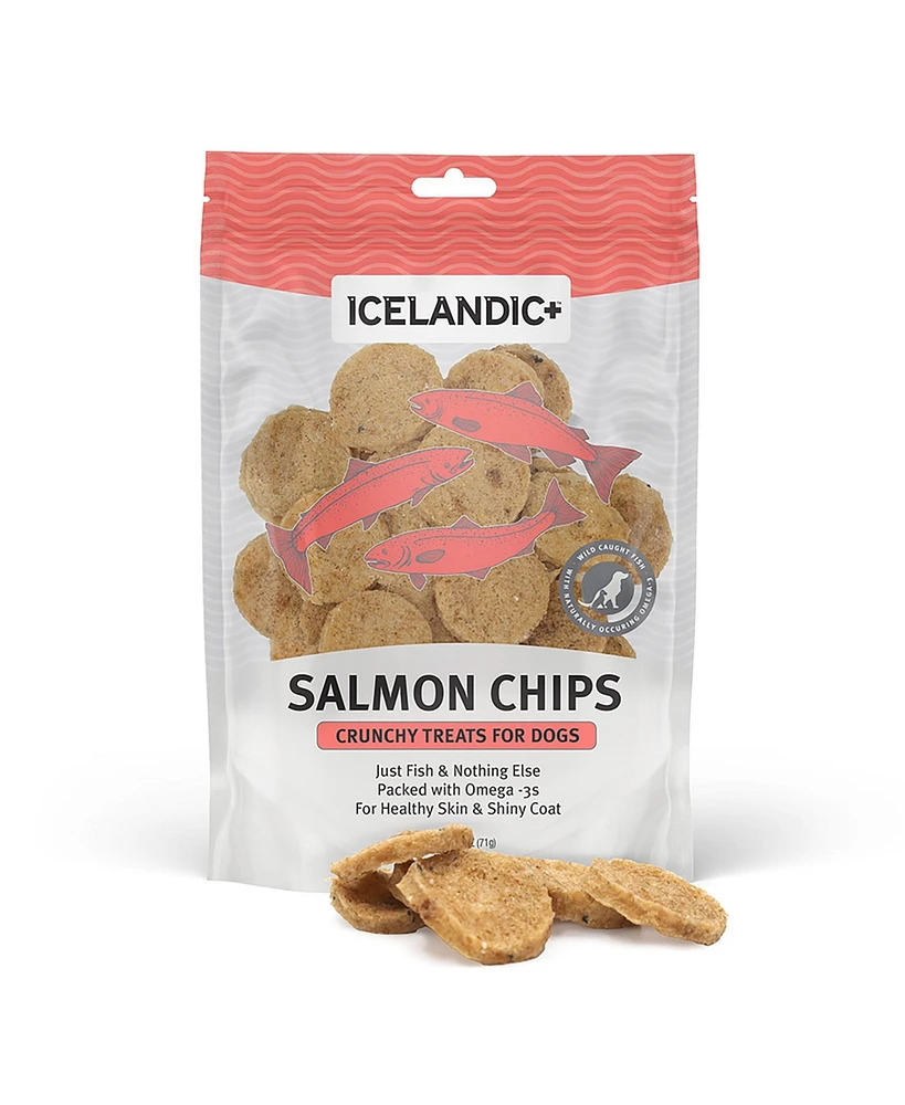 Icelandic+ Fish Chips: Salmon - Dog Treat 2.5oz