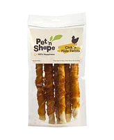 Pet 'n Shape Chicken Hide Twists 6pk - 10in