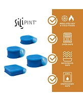 Silipint Go Go Bowl Set: 4 pk Deep Pool - 10, 20, 30 oz & Sandwich