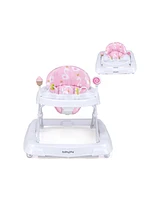 Gouun Foldable Baby Activity Walker with Adjustable Height and Detachable Seat Cushion