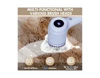 McKay Electric Spin Scrubber, Power Cleaning Brush with 5 Replaceable Heads