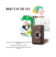 Fujifilm Instax Mini Liplay C Bronze Vn Ex D Us + Film (20exp) + Accessory Kit