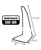 Gouun Adjustable Hammock Chair Stand Steel Frame