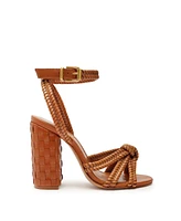 Schutz Women's Kareena Woven Block Heel Sandals