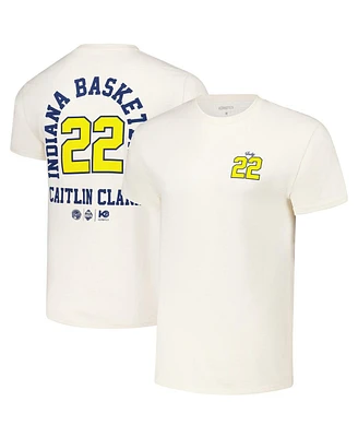 Kur8ted Men's and Women's Caitlin Clark Cream Indiana Fever Player Id Arch T-Shirt