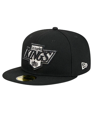 New Era Men's Black Los Angeles Kings Core 59FIFTY Fitted Hat