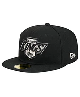 New Era Men's Black Los Angeles Kings Core 59FIFTY Fitted Hat