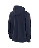 Nike Men's Navy Denver Broncos Sideline Performance Full-Zip Hoodie Jacket