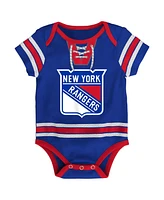 Outerstuff Baby Boys and Girls Blue New York Rangers Hockey Jersey Bodysuit