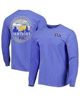 Image One Men's Royal Pitt Panthers Circle Campus Scene Long Sleeve T-Shirt