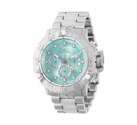 Invicta Men's 47181 Subaqua Quartz Chronograph Turquoise, Silver Dial Watch