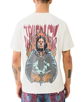 True Religion Men's Short Sleeve Crewneck Reaper Graphic T-Shirt