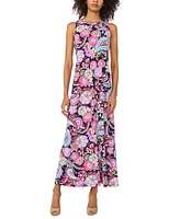 Vince Camuto Women's Floral-Print Sleeveless Maxi Dress