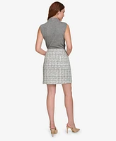 Calvin Klein Women's Tweed Mini Pencil Skirt