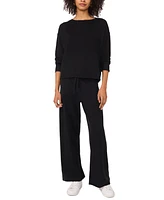 Vince Camuto Women's Ribbed-Trimmed Crewneck Sweater