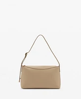 Mango Women's Zip Detail Shoulder Bag