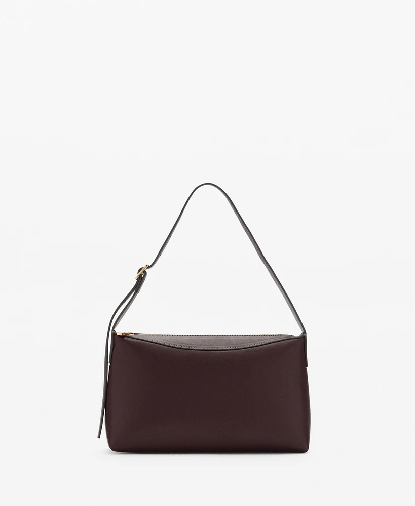 Mango Women's Zip Detail Shoulder Bag