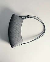 Mango Women's Oval Textured Bag