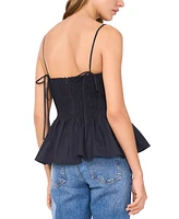 1.state Women's Cotton Peplum Top