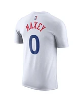 Nike Men's White Tyrese Maxey Philadelphia 76ers 2024/25 City Edition Name Number T-Shirt