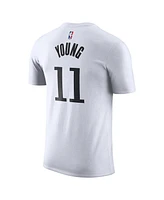 Nike Men's White Trae Young Atlanta Hawks 2024/25 City Edition Name Number T-Shirt