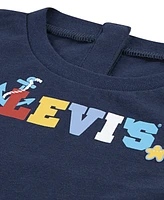 Levi's Baby Boys Coastal Critters Tee and Shorts Knit, 2-Piece Set