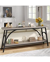 Tribesigns Extra Long Console Table, 70.8 Entryway Tv Stand, and Media for Living Room or Hallway Decor, Black Friday Deals 202