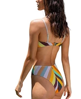 Biliblond Women's Bikini Bottom Rocky 70's Stripes