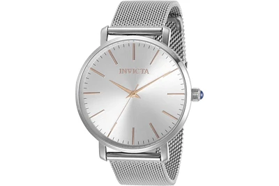 Invicta Women's 31068 Angel Quartz 3 Hand Silver Dial Watch
