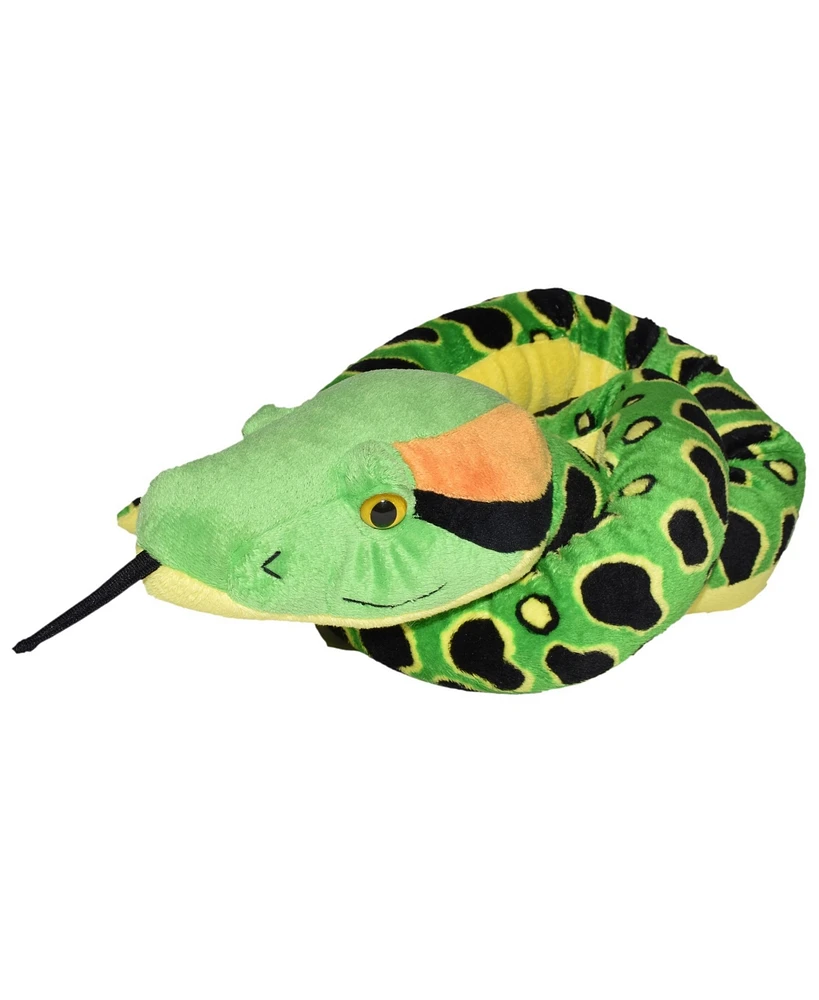 Wild Republic Plush Snake Anaconda Stuffed Animal, 54 Inches