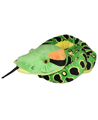 Wild Republic Plush Snake Anaconda Stuffed Animal, 54 Inches