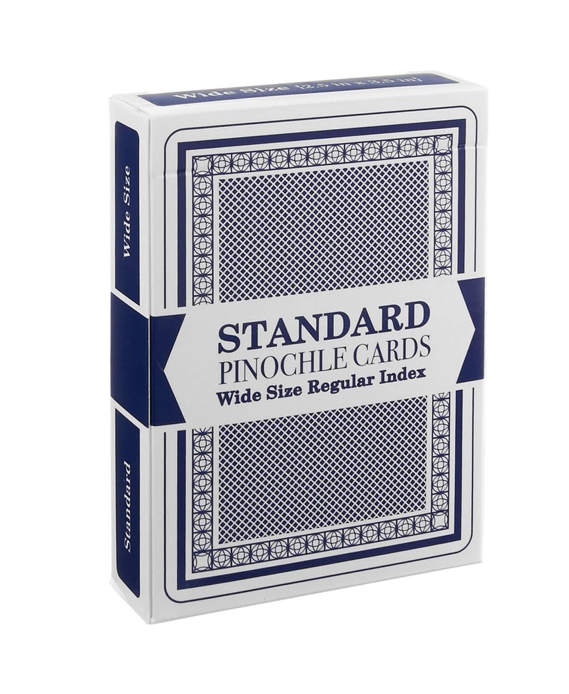 Slickblue Single Blue Deck Pinochle Playing Cards for Classic Card Games