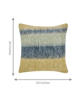 Ihi Home Highland Mist Mohair Pillow, Multicolor, 20"x 20"