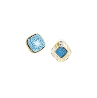 Sohi Women's Veined Stud Earrings