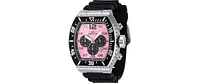 Invicta Men's 47286 Pro Diver Quartz Chronograph Black, Pink Dial Watch