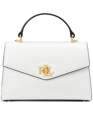 Lauren Ralph Farrah Small Leather Satchel