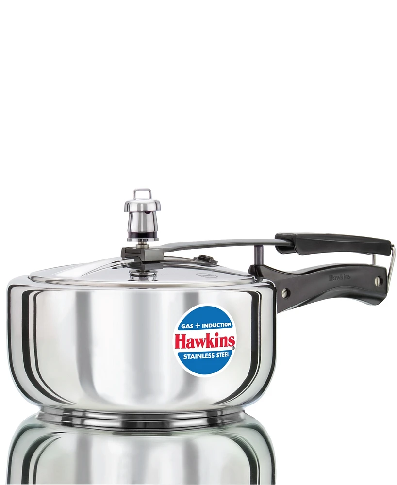 Hawkins Stainless Steel Induction Compatible 3 Liter Pressure Cooker