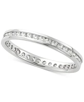 Diamond Channel Set Eternity Band (1/2 ct. t.w.) 14k White Gold