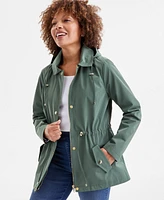 Style & Co Women's Hooded Anorak, Pp-4X