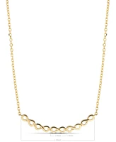 Devata Infinity Chain Necklace in 14K Gold, 16 in adj to 18 in, approx. 4.1 grams