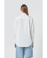 Grey Lab Women's Bow Detailed Shirt