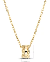 Devata Rotary Pendant Chain Necklace in 14K Gold, 16 in adj to 18 in