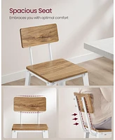 Slickblue Tall Bar Stools with Backs Stylish and Supportive Seating for Bars Counters